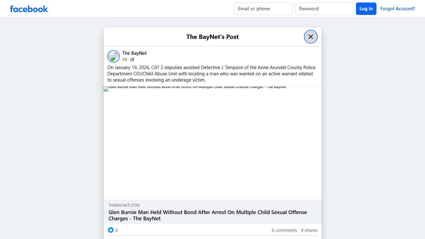 The BayNet - On January 19, 2026, CAT 2 deputies assisted... Facebook